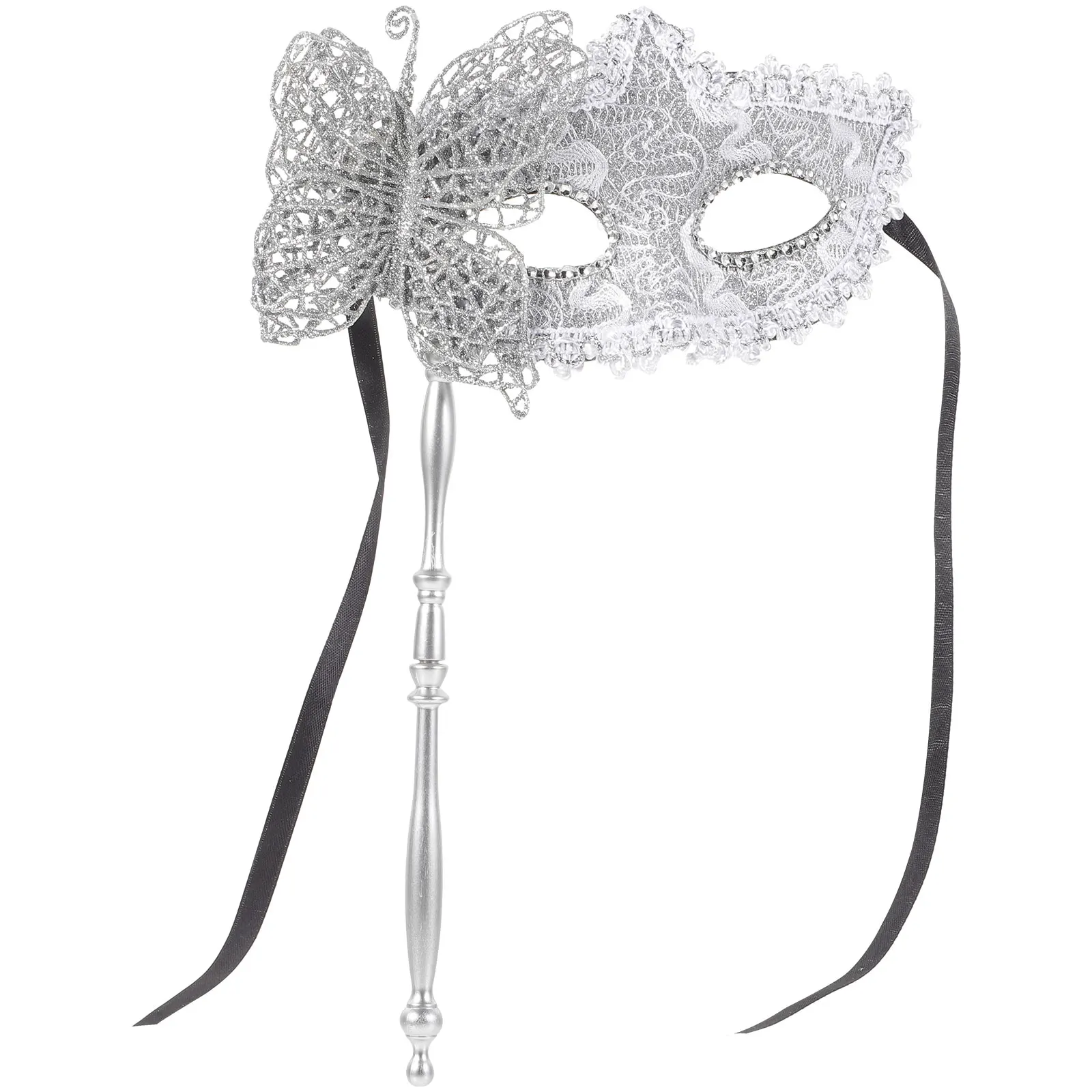 Elegant Handheld Masquerade Mask for Women Silver Prom Party Carnival Mardi Gras Cosplay Fancy Dress Dance Event Festival Decor
Elegant Handheld Masquerade Mask for Women Silver Prom Party Carnival Mardi Gras Cosplay Fancy Dress Dance Event Festival Decor