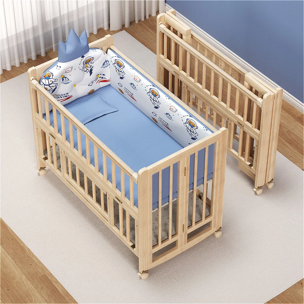 2025 New Unpainted Solid Pine Kids Crib Wooden Natural Multifunction 3 in 1 Cabinet Wooden Baby Cot Bed for Newborn
2025 New Unpainted Solid Pine Kids Crib Wooden Natural Multifunction 3 in 1 Cabinet Wooden Baby Cot Bed for Newborn