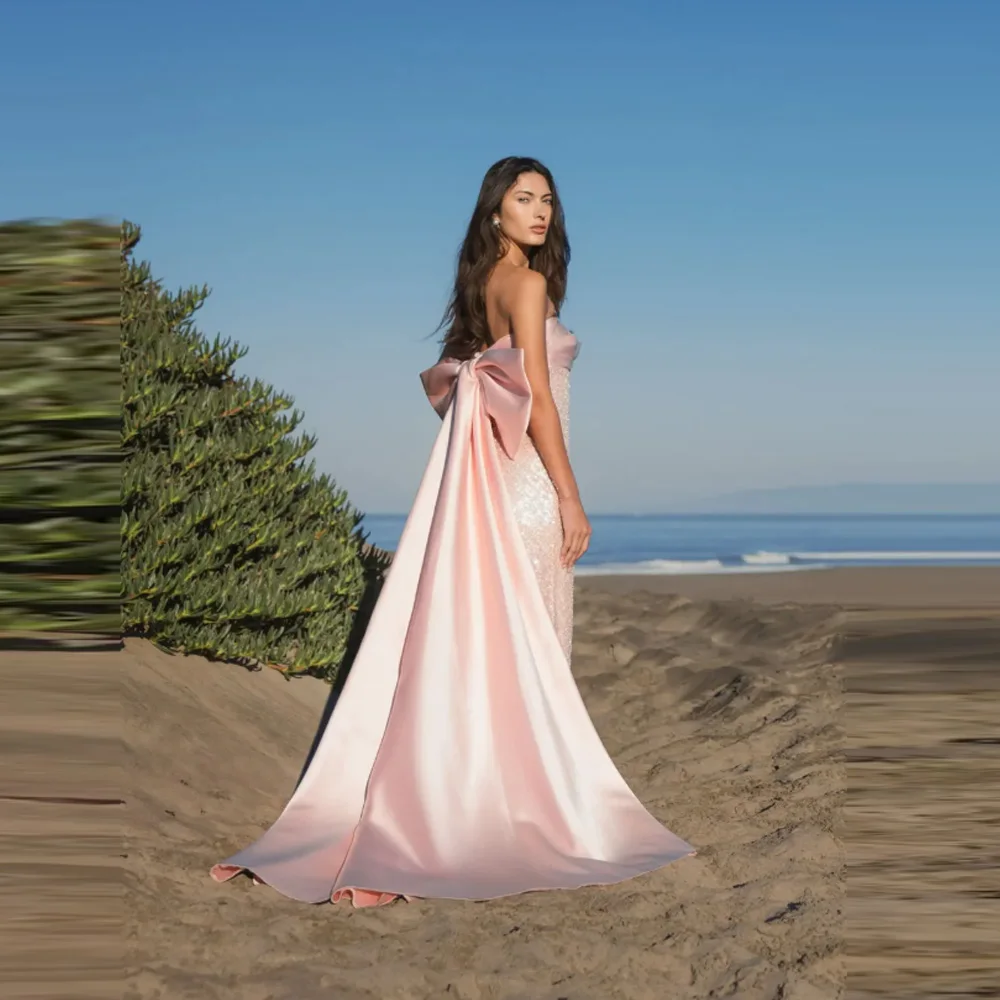 Elegant PinkSimple Prom Dresses Customized Sequins Beaded Evening Dresses For Women Pleated Wedding Party Dresses
Elegant PinkSimple Prom Dresses Customized Sequins Beaded Evening Dresses For Women Pleated Wedding Party Dresses