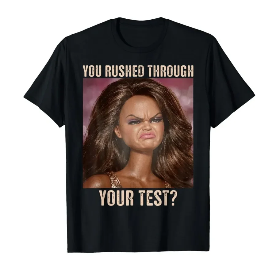You Rushed Through Your Test Test Day Teacher Disgusted Meme T-shirt For Men Women 100% Cotton T Shirts Short Sleeve Tops 0417-2
You Rushed Through Your Test Test Day Teacher Disgusted Meme T-shirt For Men Women 100% Cotton T Shirts Short Sleeve Tops 0417-2