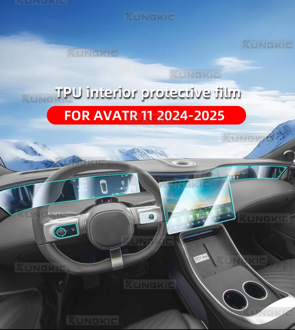 Interior Protection Film For AVATR 11 2024 2025 Transparent TPU PPF Navigation Gear Panel Center Console Accessories
Interior Protection Film For AVATR 11 2024 2025 Transparent TPU PPF Navigation Gear Panel Center Console Accessories