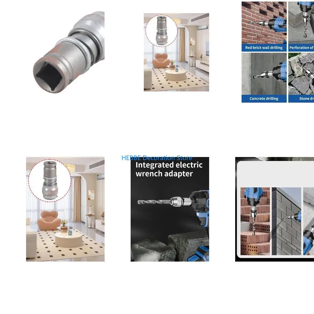 B0KC Drill Chuck Keyless Screwdriver Impact Driver Adapter Electric Clamps Adapter
B0KC Drill Chuck Keyless Screwdriver Impact Driver Adapter Electric Clamps Adapter