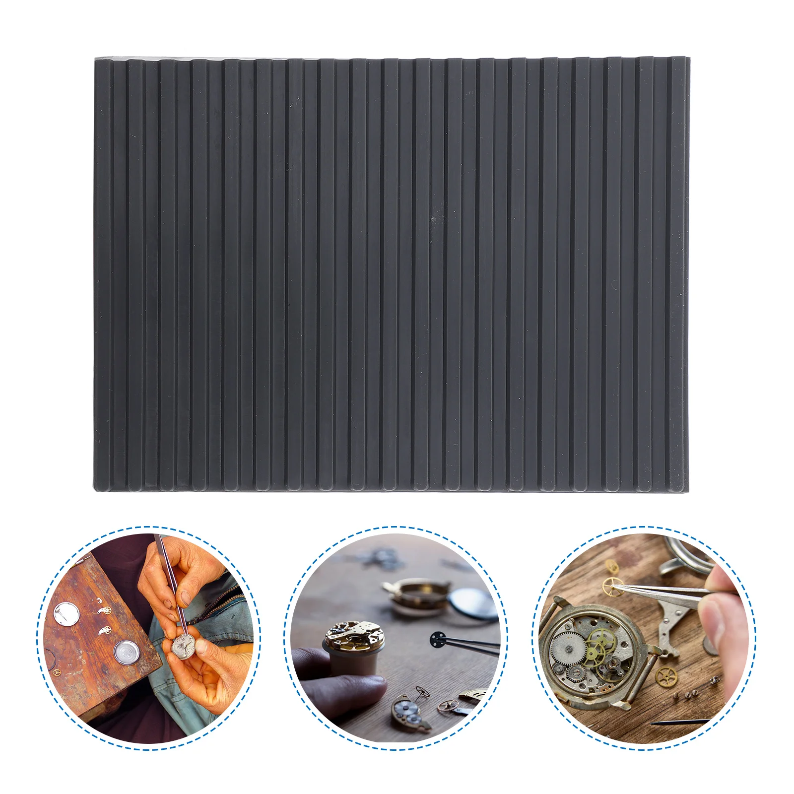 Non slip Mat Watch Repair Pad Maintenance Platform Anti skid Soft Texture Practical Storage Watch Parts Mat Small Tools
Non slip Mat Watch Repair Pad Maintenance Platform Anti skid Soft Texture Practical Storage Watch Parts Mat Small Tools