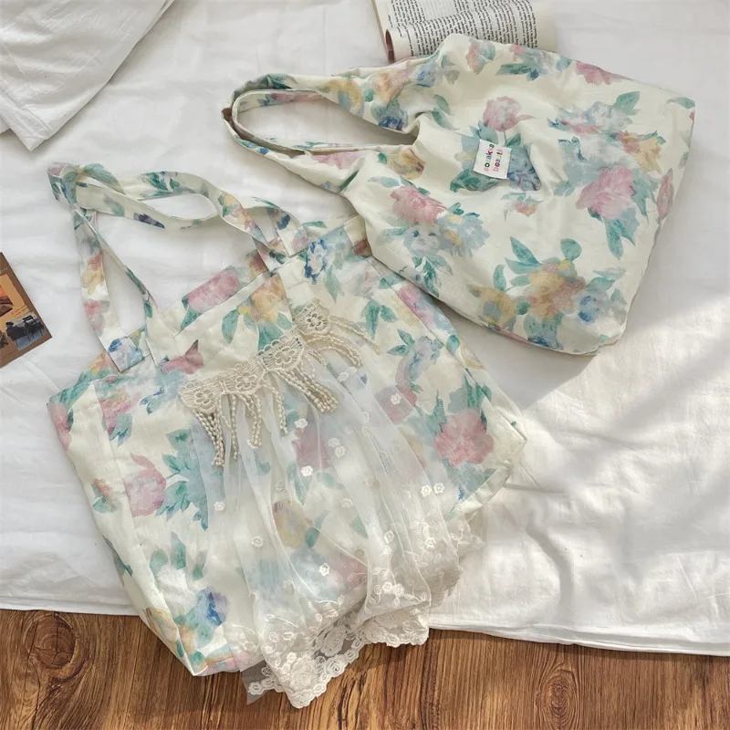 Youda New Polyester Fabric Shoulder Bag For Women Floral Lace Ruched Style Handbag Large Casual Capacity Shopper Tote Bags
Youda New Polyester Fabric Shoulder Bag For Women Floral Lace Ruched Style Handbag Large Casual Capacity Shopper Tote Bags