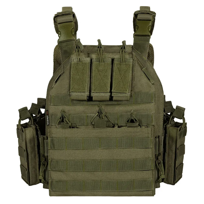 Yakeda Tactical Vest Camouflage Clothing Outdoor Quick Release Outdoor Equipment 1000D Polyester Fabric Breathable
Yakeda Tactical Vest Camouflage Clothing Outdoor Quick Release Outdoor Equipment 1000D Polyester Fabric Breathable
