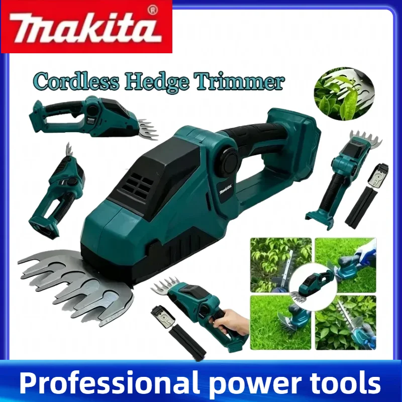 Makita 2-in-1 Multifunctional Garden Trimmer 18V Cordless Hedge Shears Portable Electric Cutter for Shrubbery Branch Cutting
Makita 2-in-1 Multifunctional Garden Trimmer 18V Cordless Hedge Shears Portable Electric Cutter for Shrubbery Branch Cutting