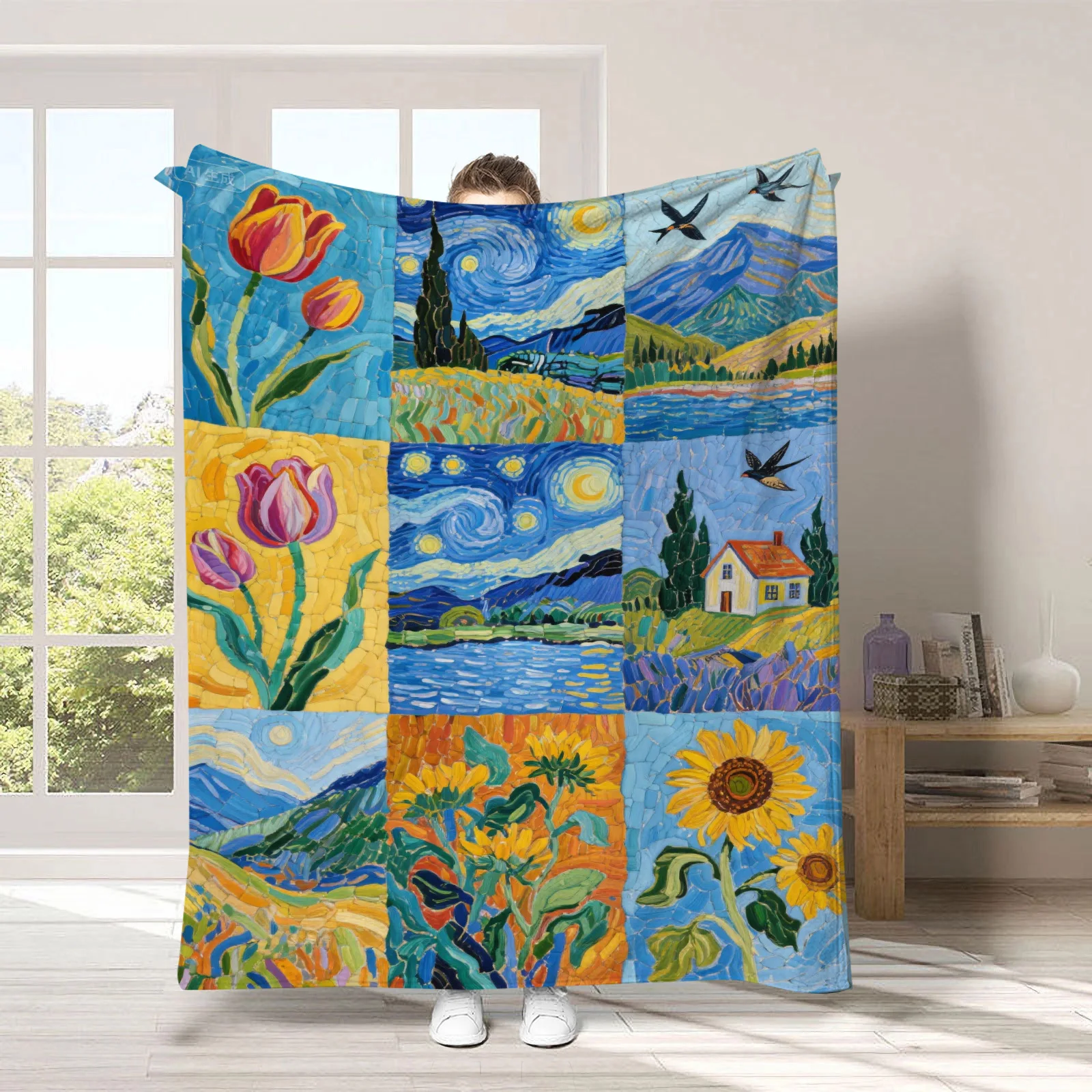 Van Gogh's Checkered Theme polyester Bedroom velvet flannel soft sofa cover blanket Fleece soft sofa cover blankets for beds
Van Gogh's Checkered Theme polyester Bedroom velvet flannel soft sofa cover blanket Fleece soft sofa cover blankets for beds