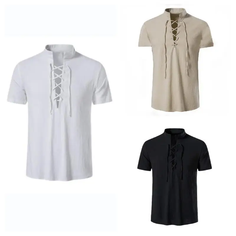 plus Size Men's Cotton Linen Short Sleeve Shirt Stand Collar Comfortable Breathable Slim Fit Fashionable Summer Inner Wear
plus Size Men's Cotton Linen Short Sleeve Shirt Stand Collar Comfortable Breathable Slim Fit Fashionable Summer Inner Wear