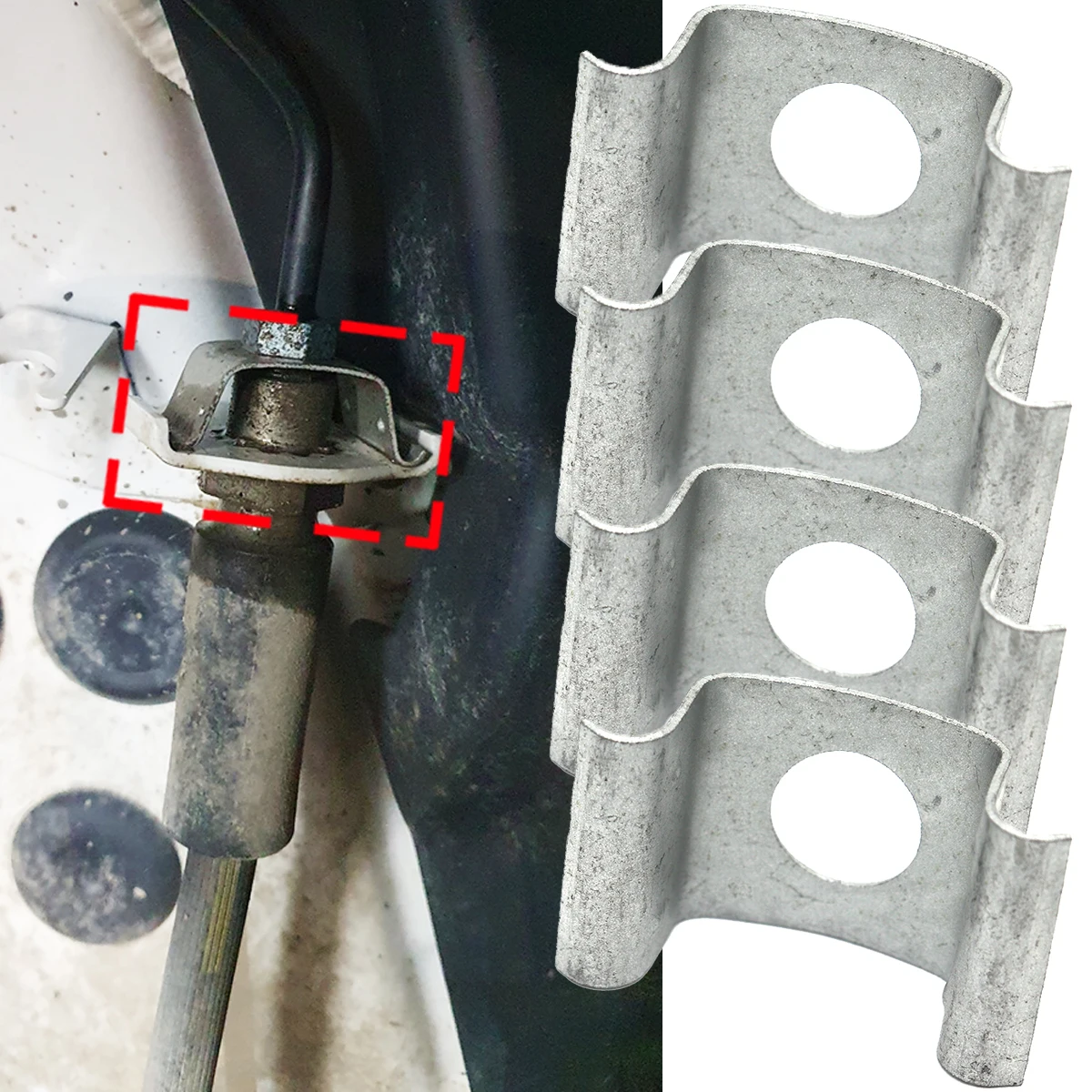 Car Brake Hose Line Fixing Securing Clips Bracket Retaining Rivets Spring Repair Replacement Accessories For Porsche VW Peugeot
Car Brake Hose Line Fixing Securing Clips Bracket Retaining Rivets Spring Repair Replacement Accessories For Porsche VW Peugeot