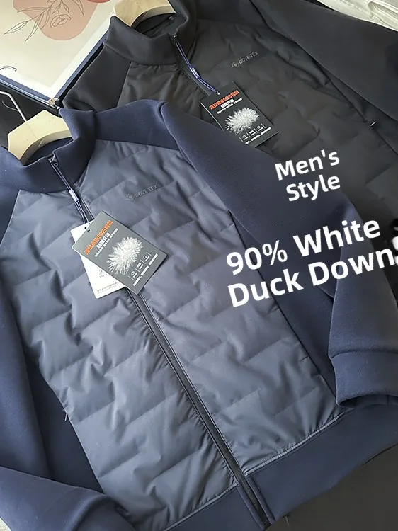 Men's Thiened Thermal Outdoor 90 White Du down 3D Tailored Slimming down Jaet Autumn Winter New Sle Casual Sle
Men's Thiened Thermal Outdoor 90 White Du down 3D Tailored Slimming down Jaet Autumn Winter New Sle Casual Sle