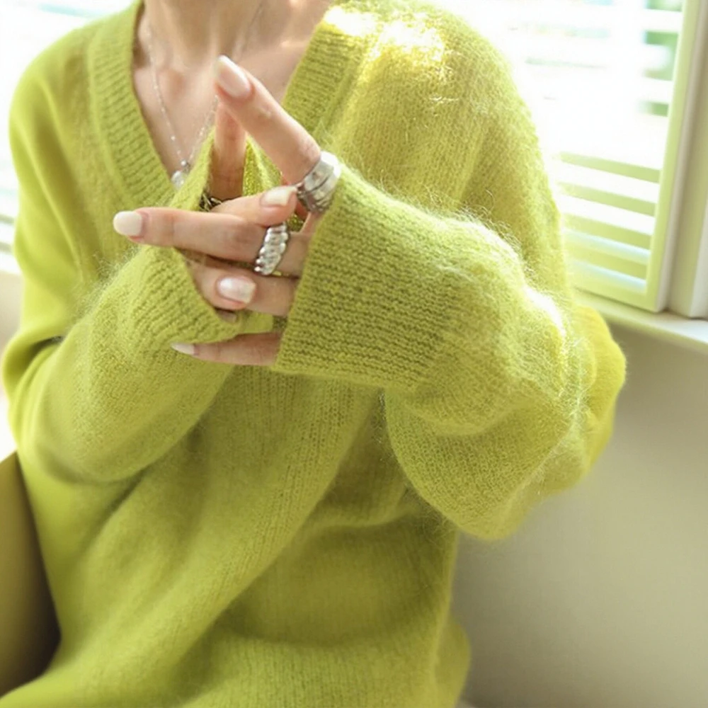 Women's Long Sleeve round Neck Sweater Simple Solid Color Casual Dailywear for Autumn Winter
Women's Long Sleeve round Neck Sweater Simple Solid Color Casual Dailywear for Autumn Winter