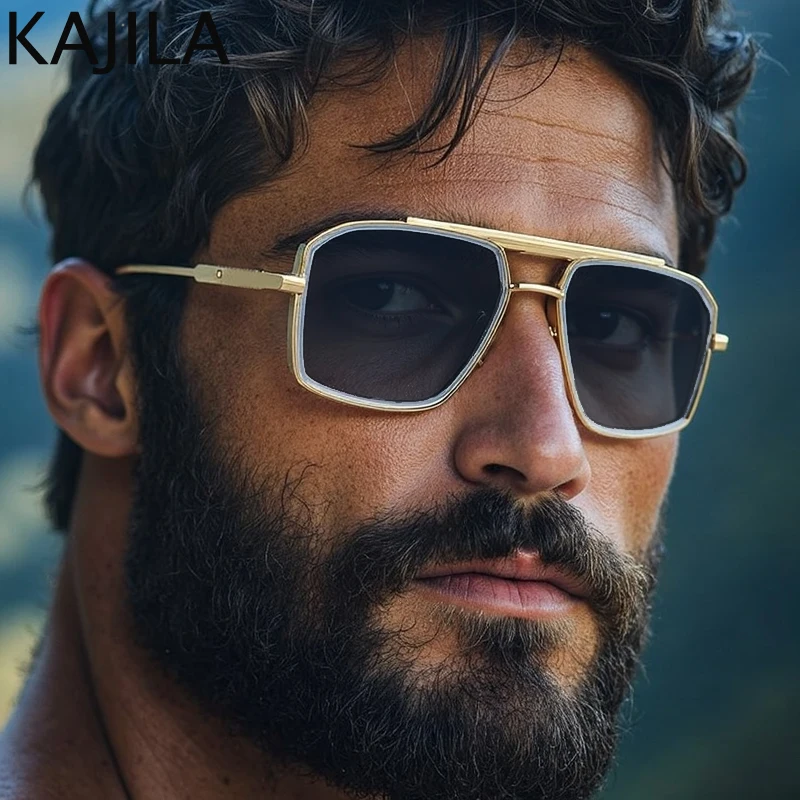 Classic Square Steampunk Sunglasses Men 2025 Luxury Brand Vintage Punk Metal Frame Driving Sunglass For Male Retro Shades UV400
Classic Square Steampunk Sunglasses Men 2025 Luxury Brand Vintage Punk Metal Frame Driving Sunglass For Male Retro Shades UV400