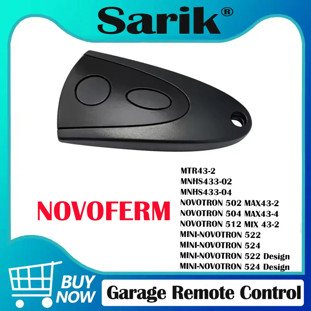 NOVOFERM MAX43-2 504 MAX43-4 512 MIX 43-2 MINI-NOVOTRON 504 522 524 Устройство открывания дверей с дистанционным управлением, подвижный код, 433 МГц, устройство открывания ворот
NOVOFERM MAX43-2 504 MAX43-4 512 MIX 43-2 MINI-NOVOTRON 504 522 524 Устройство открывания дверей с дистанционным управлением, подвижный код, 433 МГц, устройство открывания ворот