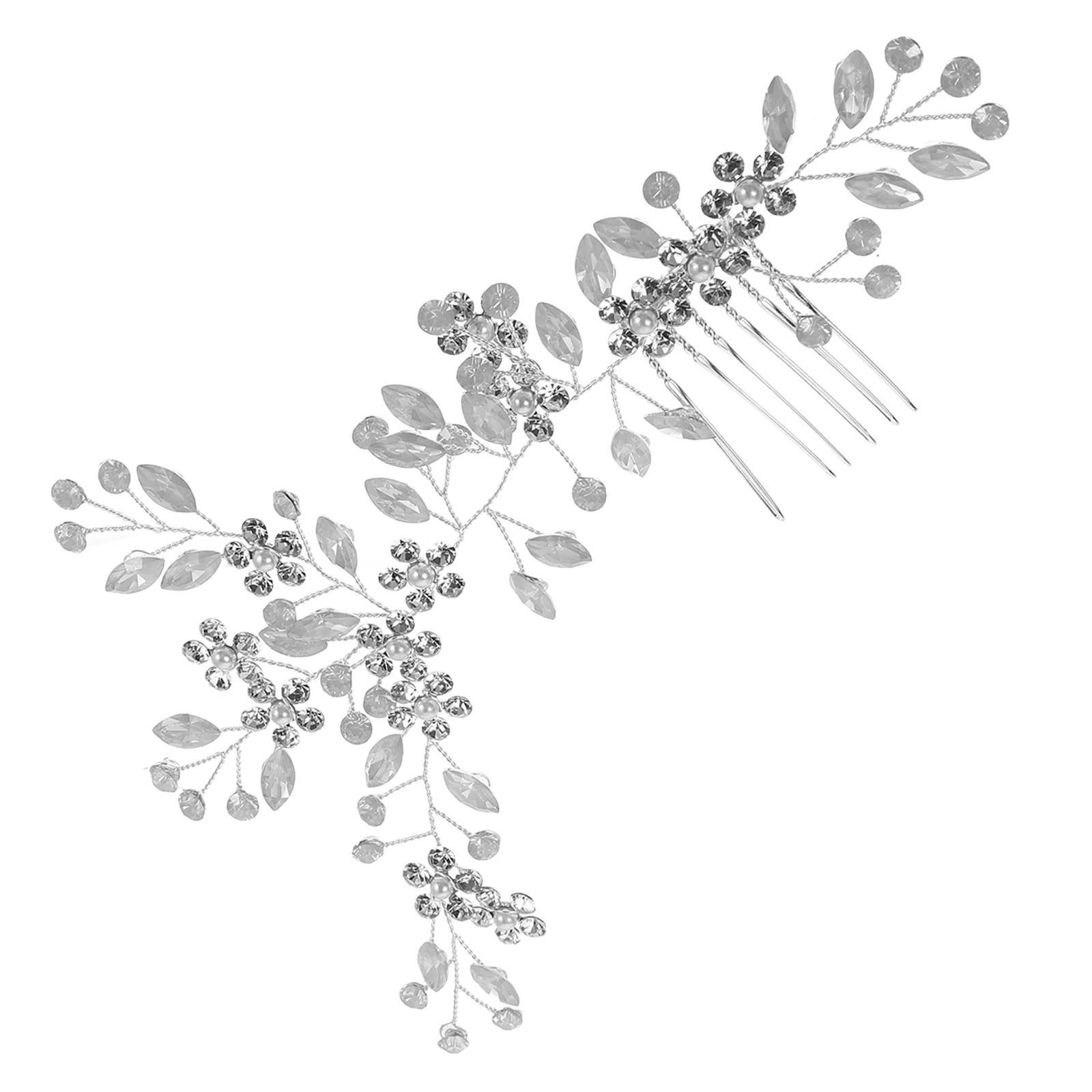 Bridal Comb Wedding Hair Accessories Zinc Alloy Rhinestone Flower Design Combs For Hair Secure Fit Lightweight Comfortable Head
Bridal Comb Wedding Hair Accessories Zinc Alloy Rhinestone Flower Design Combs For Hair Secure Fit Lightweight Comfortable Head