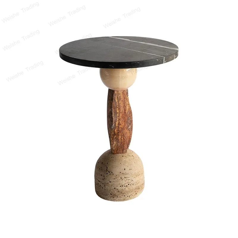 Natural travertine designer small apartment sofa edge retro coffee coffee table table
Natural travertine designer small apartment sofa edge retro coffee coffee table table