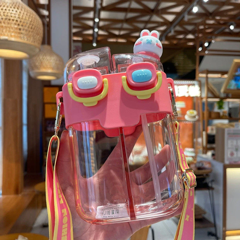 Cartoon Animal Water Bottle For Kids Water Sippy Cup With Silicone Straw Leakproof Plastic Water Bottles Summer Kids Water Cup
Cartoon Animal Water Bottle For Kids Water Sippy Cup With Silicone Straw Leakproof Plastic Water Bottles Summer Kids Water Cup