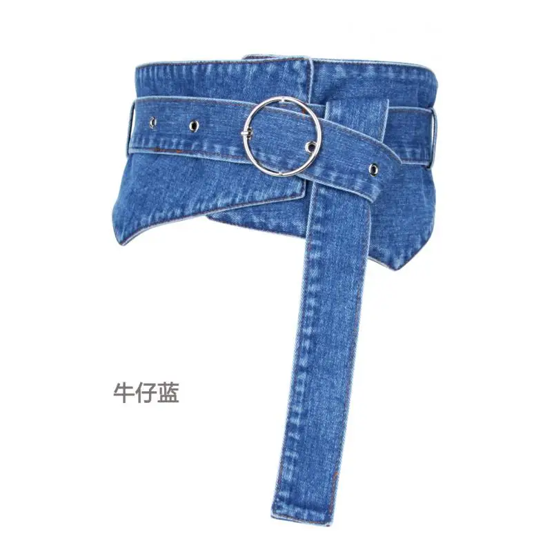 Four Seasons Girls Wide Denim Belt Korean Simple Decorative Shirt All match Fashion Cloth Belted Slimming Plus Size Versatile
Four Seasons Girls Wide Denim Belt Korean Simple Decorative Shirt All match Fashion Cloth Belted Slimming Plus Size Versatile