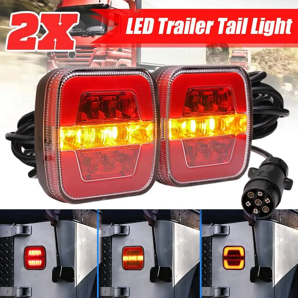 Emark 4''12V 24V LED Tail Light License Plate Flowing Turn Signal Blinker Brake Stop Driving Reverse Lamp Truck Trailer Van
Emark 4''12V 24V LED Tail Light License Plate Flowing Turn Signal Blinker Brake Stop Driving Reverse Lamp Truck Trailer Van
