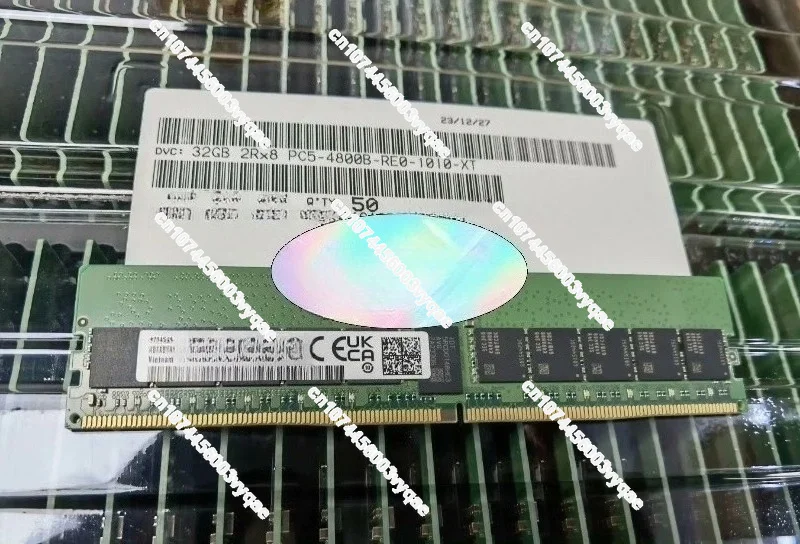 for 32GB DDR5 2Rx8 Server RAM - PC5-4800B, Data Center Pull, 4800MHz ECC Registered
for 32GB DDR5 2Rx8 Server RAM - PC5-4800B, Data Center Pull, 4800MHz ECC Registered