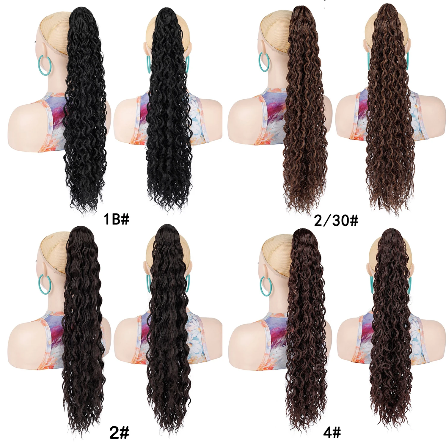 Ponytails Long Deep Wave Curly Hairstyle Ponytail Hair Extension Claw Clip On Hair Tail Synthetic Hairpiece For Women Daily Use
Ponytails Long Deep Wave Curly Hairstyle Ponytail Hair Extension Claw Clip On Hair Tail Synthetic Hairpiece For Women Daily Use