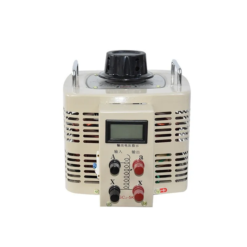 AC contact type 0-250v220 single phase voltage regulating transformer for TDGC220v voltage regulating power supply
AC contact type 0-250v220 single phase voltage regulating transformer for TDGC220v voltage regulating power supply