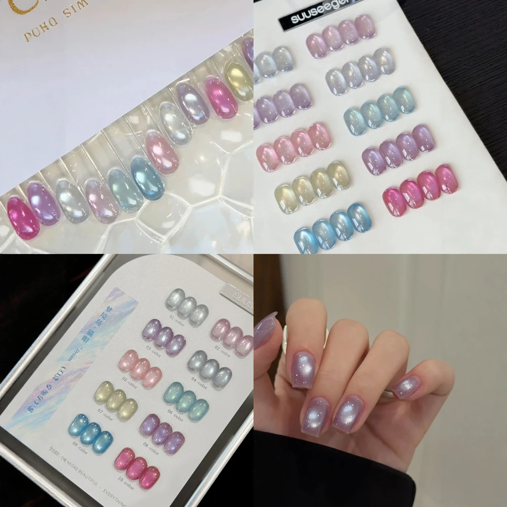 15ml Dream Island Cat Eye Magnetic Nail Gel Polish Pink Purple Transparent Soak Off Nail Art Gel Varnishes Manicure For Nails
15ml Dream Island Cat Eye Magnetic Nail Gel Polish Pink Purple Transparent Soak Off Nail Art Gel Varnishes Manicure For Nails