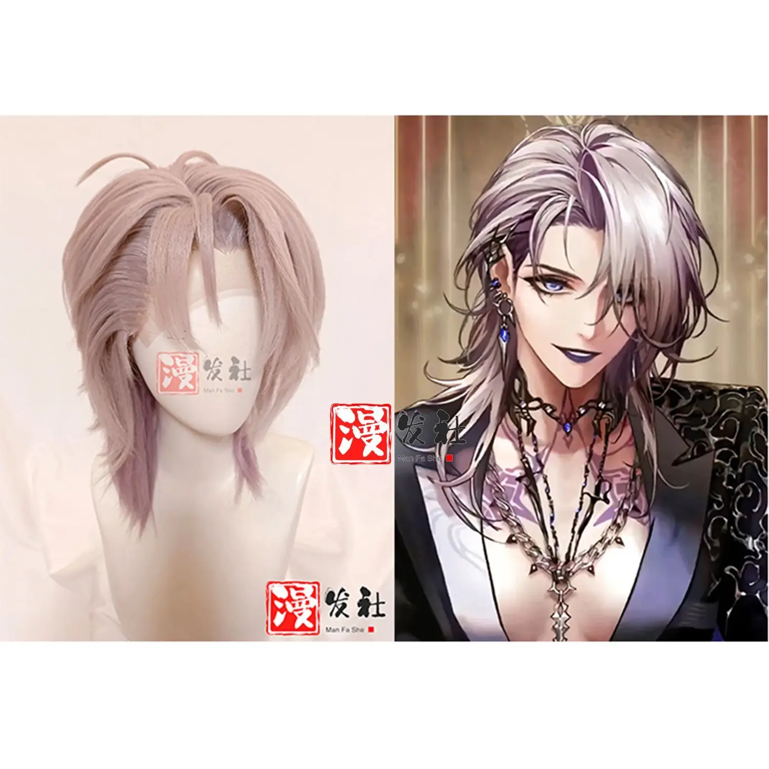 Styled Wig Path To Nowhere Zoya Cosplay Wig Light Purple Heat-resistant Customized Halloween Synthetic Hair Cosplay Anime Wigs
Styled Wig Path To Nowhere Zoya Cosplay Wig Light Purple Heat-resistant Customized Halloween Synthetic Hair Cosplay Anime Wigs