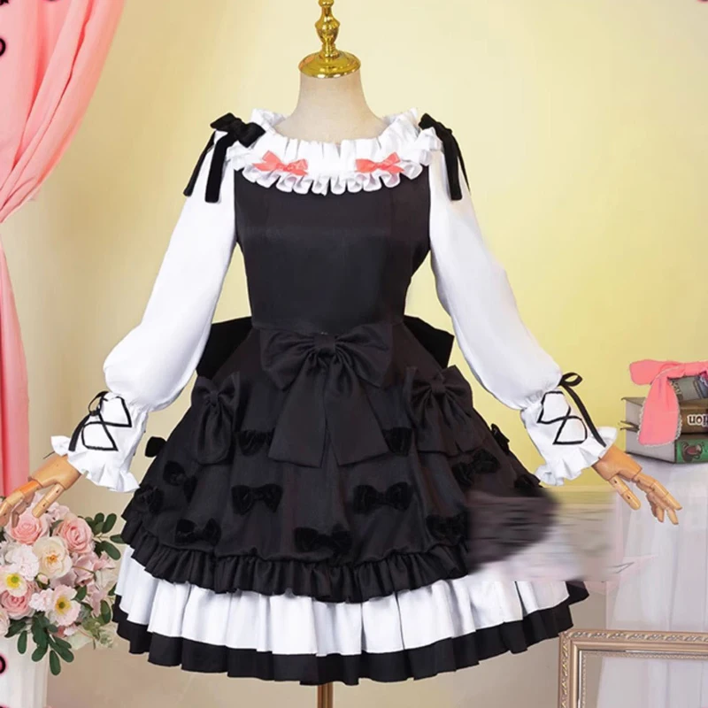 Kaname Madoka Cosplay Dress Anime Magi Madoka Costume Cute Gray Dress with bow tie Female Outfit A
Kaname Madoka Cosplay Dress Anime Magi Madoka Costume Cute Gray Dress with bow tie Female Outfit A