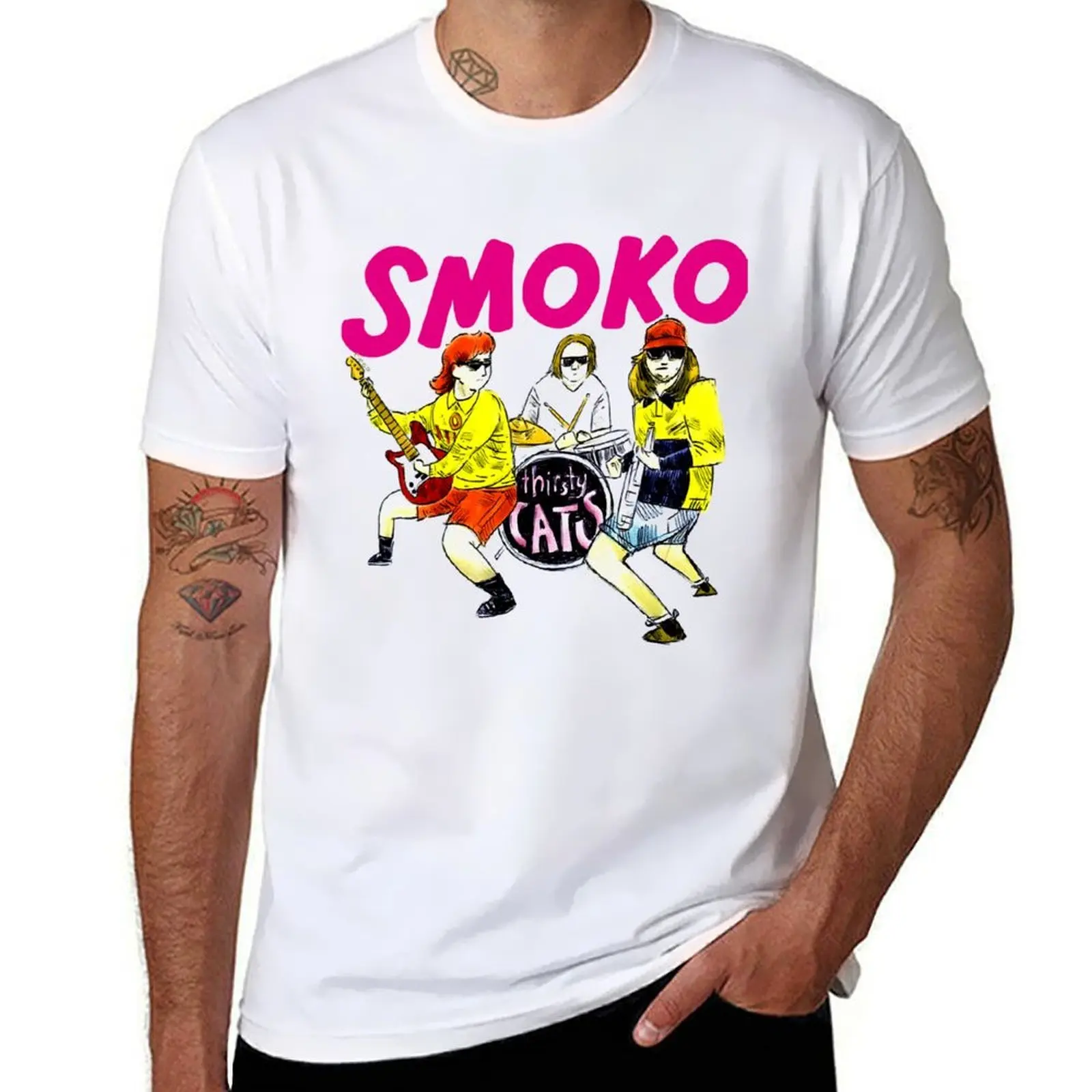Smoko Thirsty Cats T-Shirt cotton t shirts man 100% cotton t shirt man T-Shirt
Smoko Thirsty Cats T-Shirt cotton t shirts man 100% cotton t shirt man T-Shirt