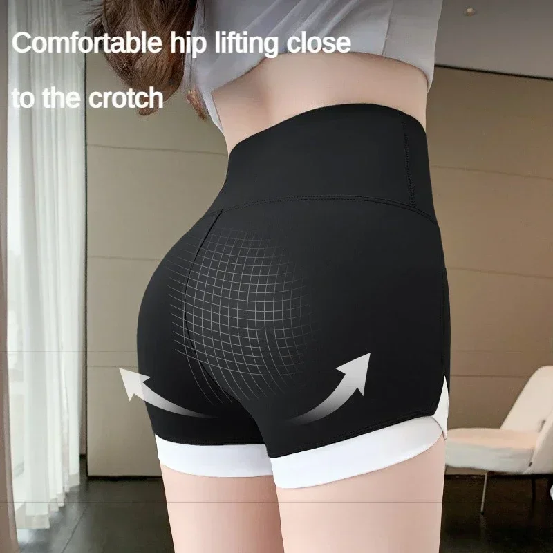 Women's Shorts Yoga Sports Women High Waisted Fitness Shark Pants Thin Summer Bottom Clashing Shorts Running Shorts
Women's Shorts Yoga Sports Women High Waisted Fitness Shark Pants Thin Summer Bottom Clashing Shorts Running Shorts
