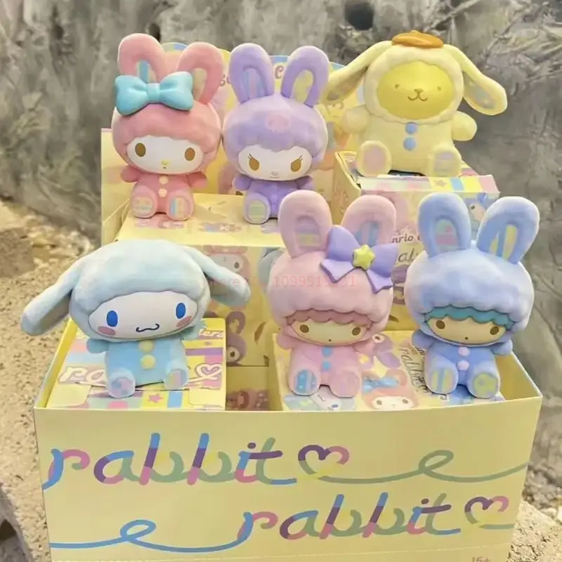 Sanrio Blind Box Flocking Kawaii My Melody Kuromi Cinnamoroll Doll Surprise Box Anime Figures Dolls Ornament Mystery Box Toys
Sanrio Blind Box Flocking Kawaii My Melody Kuromi Cinnamoroll Doll Surprise Box Anime Figures Dolls Ornament Mystery Box Toys