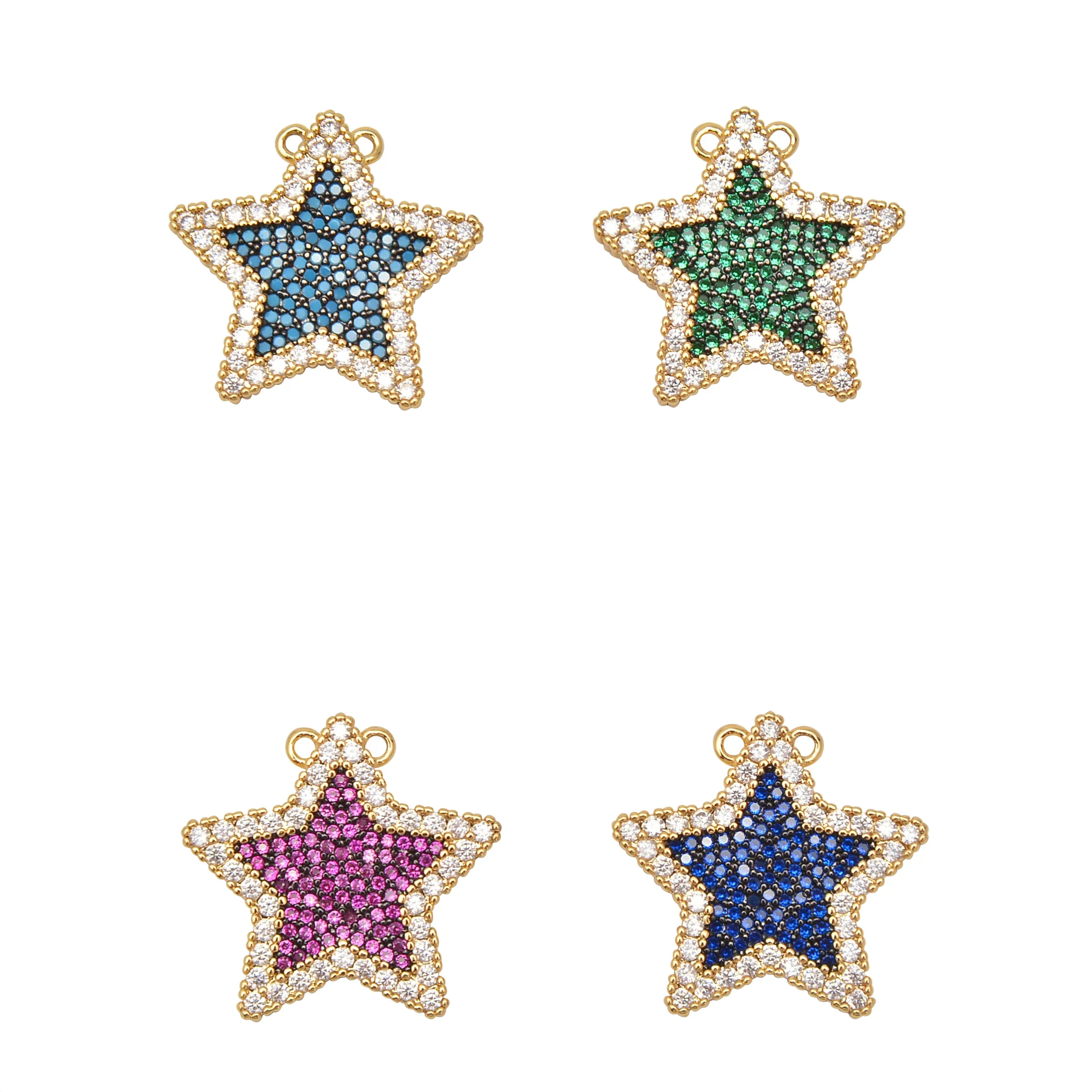 Stars Connection Clasp Hooks Jewlery Making Supplies Diy Necklace Chains Bracelet Accessories Zircon Parts Handcrafted Pentagram
Stars Connection Clasp Hooks Jewlery Making Supplies Diy Necklace Chains Bracelet Accessories Zircon Parts Handcrafted Pentagram
