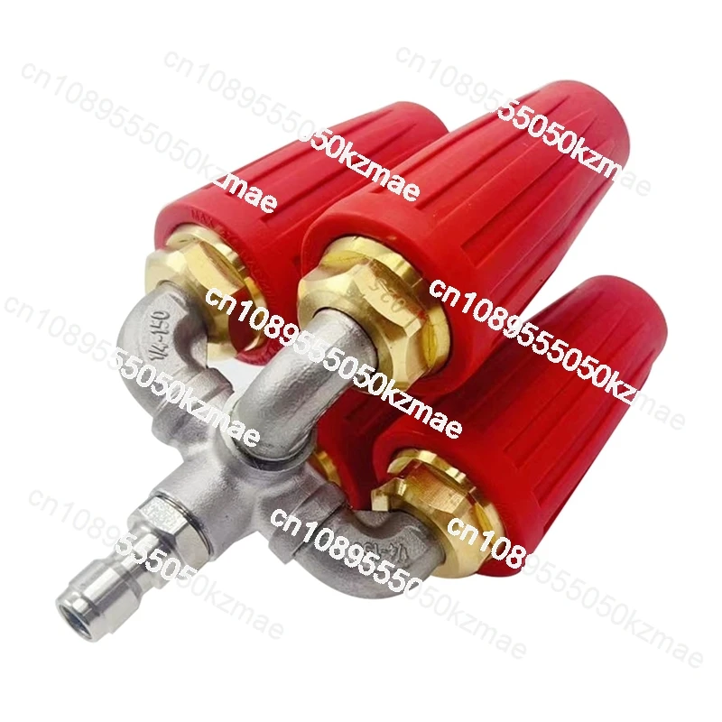 Suitable for AT43-4-In-1 turbo nozzle high pressure washer, 2.0 hole four-way, 360 ° rotating turbo nozzle, 1/4 inch quick
Suitable for AT43-4-In-1 turbo nozzle high pressure washer, 2.0 hole four-way, 360 ° rotating turbo nozzle, 1/4 inch quick