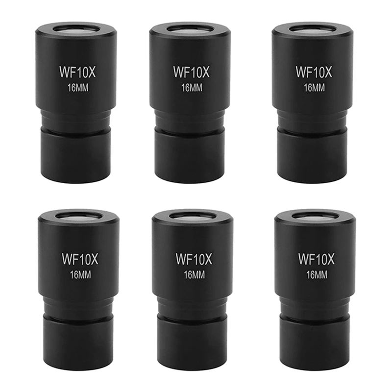 6X Microscope Eyepiece Lenses, DM-R001 WF10X 16Mm Eyepiece For Biological Microscope Ocular Mounting 23.2Mm-AC47
6X Microscope Eyepiece Lenses, DM-R001 WF10X 16Mm Eyepiece For Biological Microscope Ocular Mounting 23.2Mm-AC47