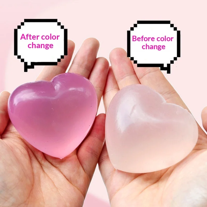 Color Changes Relieves Pressure Toys Anti Pressure Slow Rebound Heart Squeeze Toy As Sun Light Cute Cartoon Maltose Finger Toys
Color Changes Relieves Pressure Toys Anti Pressure Slow Rebound Heart Squeeze Toy As Sun Light Cute Cartoon Maltose Finger Toys