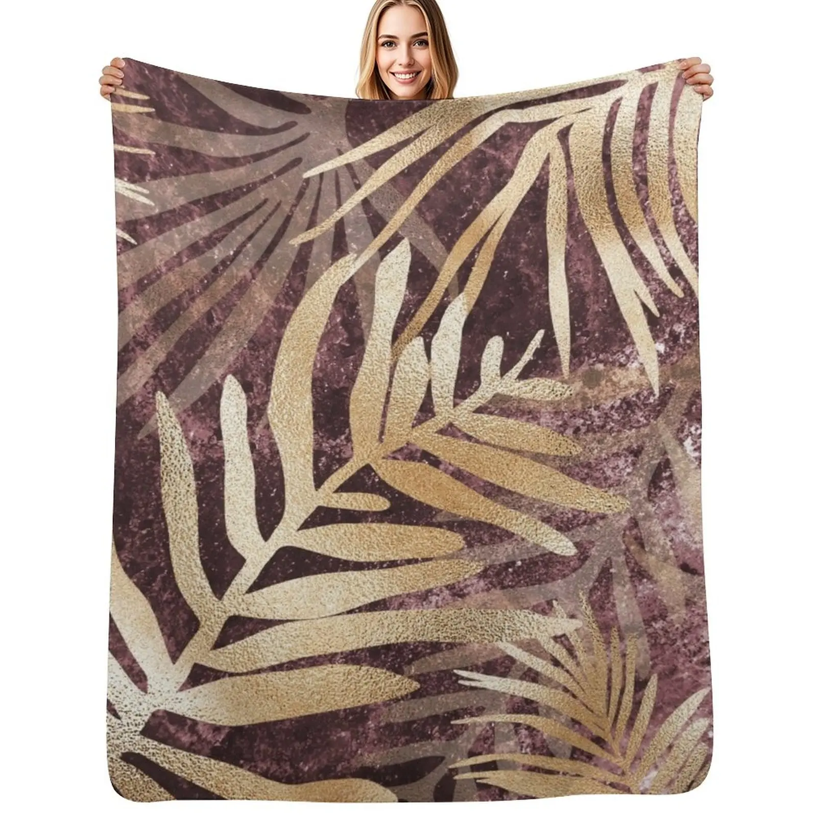 Luxe Fern Leaves Throw Blanket Cozy Throw Blanket for Bed Sofa Chair
Luxe Fern Leaves Throw Blanket Cozy Throw Blanket for Bed Sofa Chair