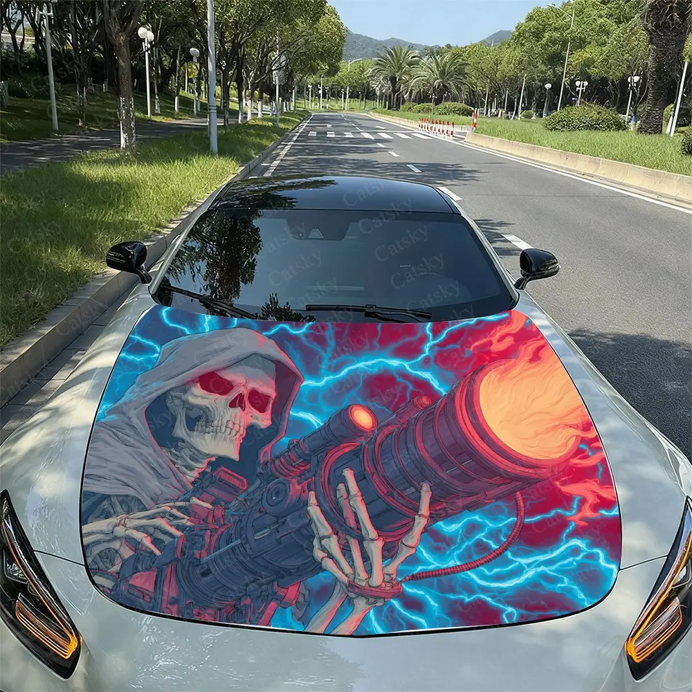 Heavy Cannon Death Reaper Car Hood Wrap Colorful Vinyl Waterproof Sticker For Trucks, Decorative Bonnet Graphics And Auto Access
Heavy Cannon Death Reaper Car Hood Wrap Colorful Vinyl Waterproof Sticker For Trucks, Decorative Bonnet Graphics And Auto Access