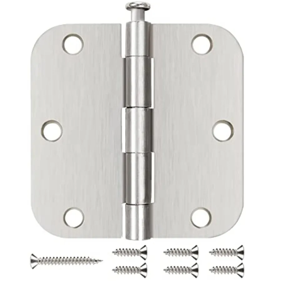 Door Hinges Brushed 1/2 Interior Door Hinges.5 Inch with 5/8" Radius Corners ½"x ½" Silver Hardware Controls Garage Factory
Door Hinges Brushed 1/2 Interior Door Hinges.5 Inch with 5/8" Radius Corners ½"x ½" Silver Hardware Controls Garage Factory