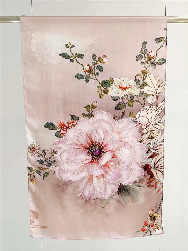 Silk scarf, plain crepe satin long style, elegant and beautiful for women, versatile for spring and summer temperament, mulberry
Silk scarf, plain crepe satin long style, elegant and beautiful for women, versatile for spring and summer temperament, mulberry