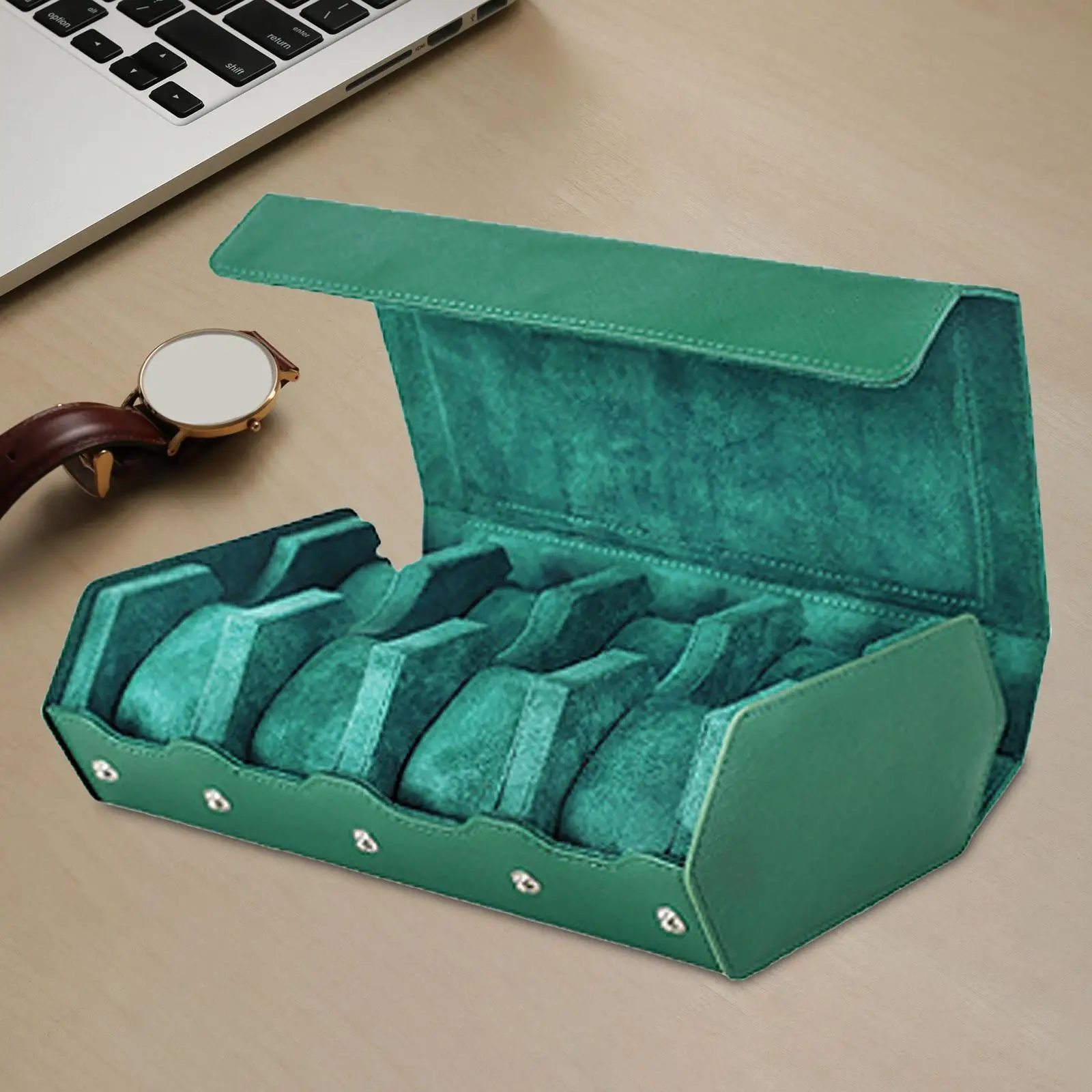 Watch Storage Case Easy to Clean Compact Practical Portable Wristwatch Organizer for Desktop Living Room for Indoor Horologist
Watch Storage Case Easy to Clean Compact Practical Portable Wristwatch Organizer for Desktop Living Room for Indoor Horologist