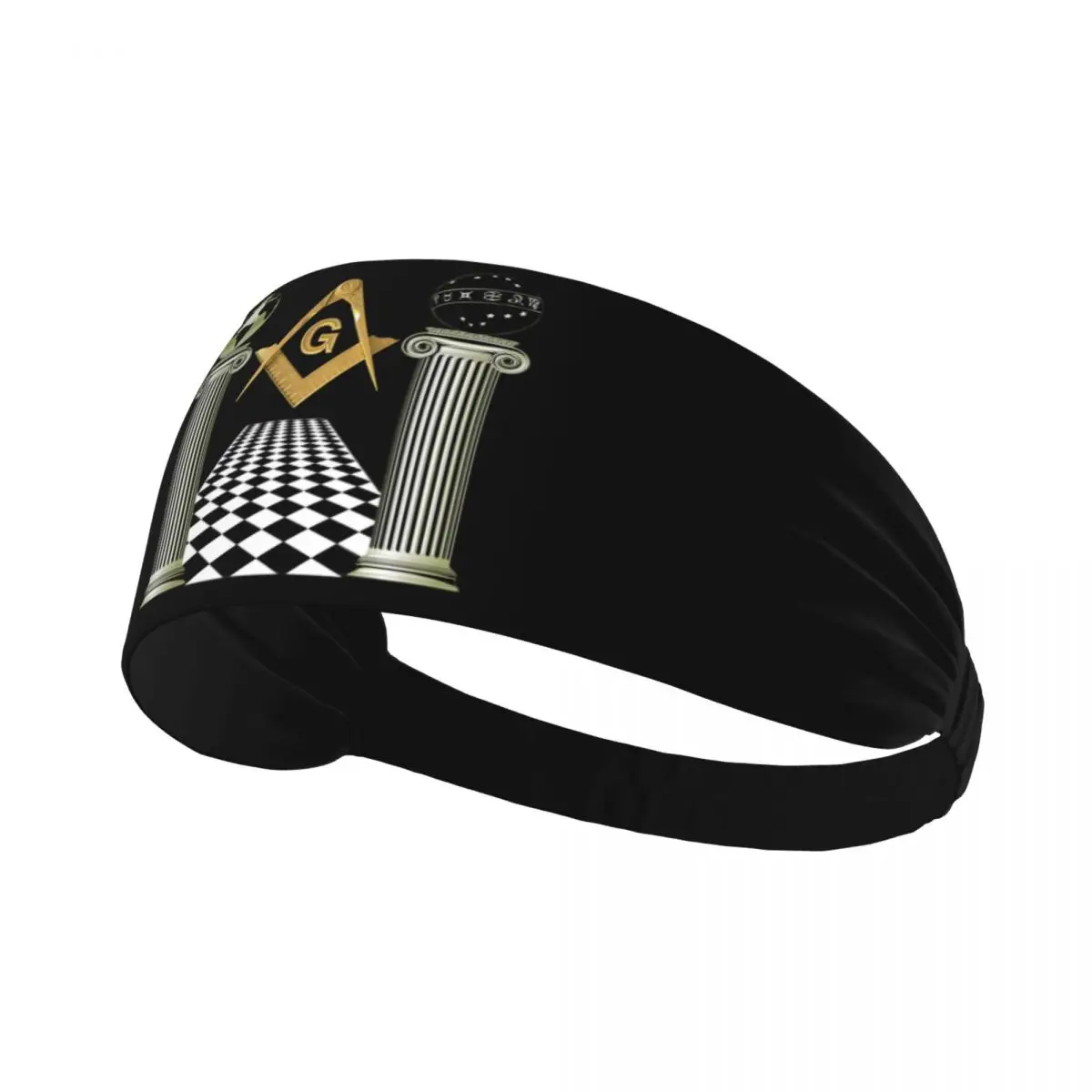 Custom Boaz And Jachin Solomon's Temple Headband Non Slip Masonic Mason Freemason Moisture Wicking Sport Sweatband for Training
Custom Boaz And Jachin Solomon's Temple Headband Non Slip Masonic Mason Freemason Moisture Wicking Sport Sweatband for Training