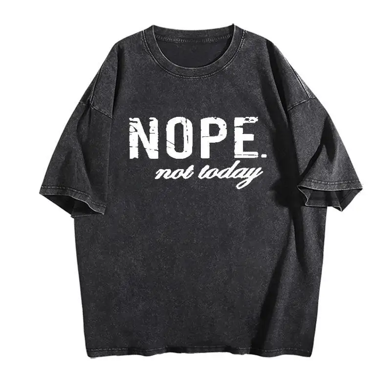Nope Not Today T-shirt, Women Oversized Washed Tee, Funny Sarcastic Quote Top, Introvert Humor Gift, Retro Streetwear Apparel
Nope Not Today T-shirt, Women Oversized Washed Tee, Funny Sarcastic Quote Top, Introvert Humor Gift, Retro Streetwear Apparel