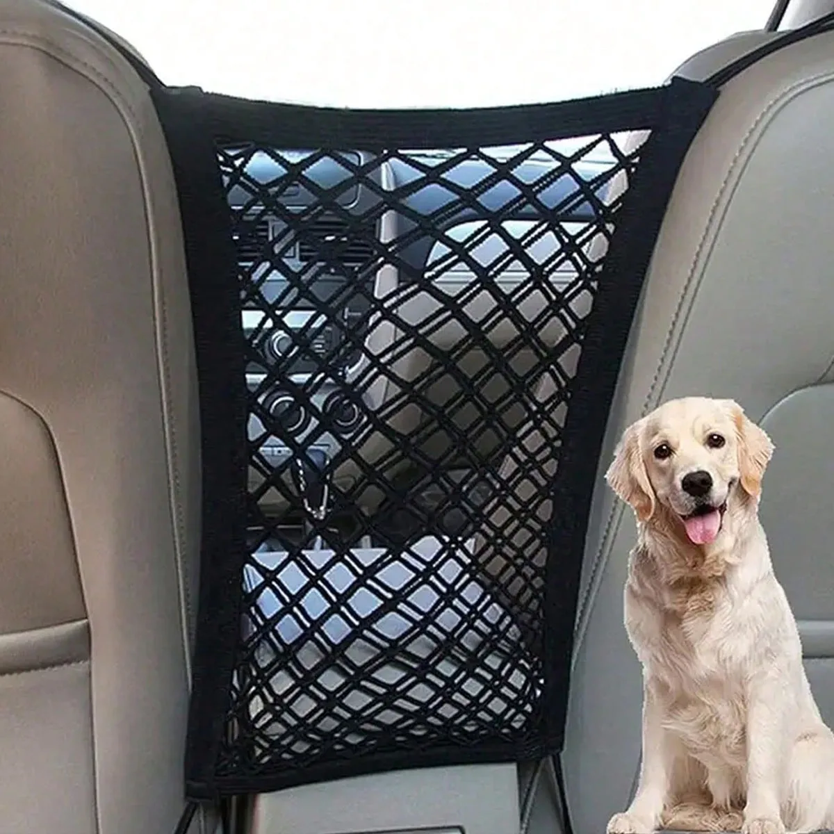Pet car barrier dog car isolation belt automatic safety net storage bag pet barrier rear seat safety protection net
Pet car barrier dog car isolation belt automatic safety net storage bag pet barrier rear seat safety protection net