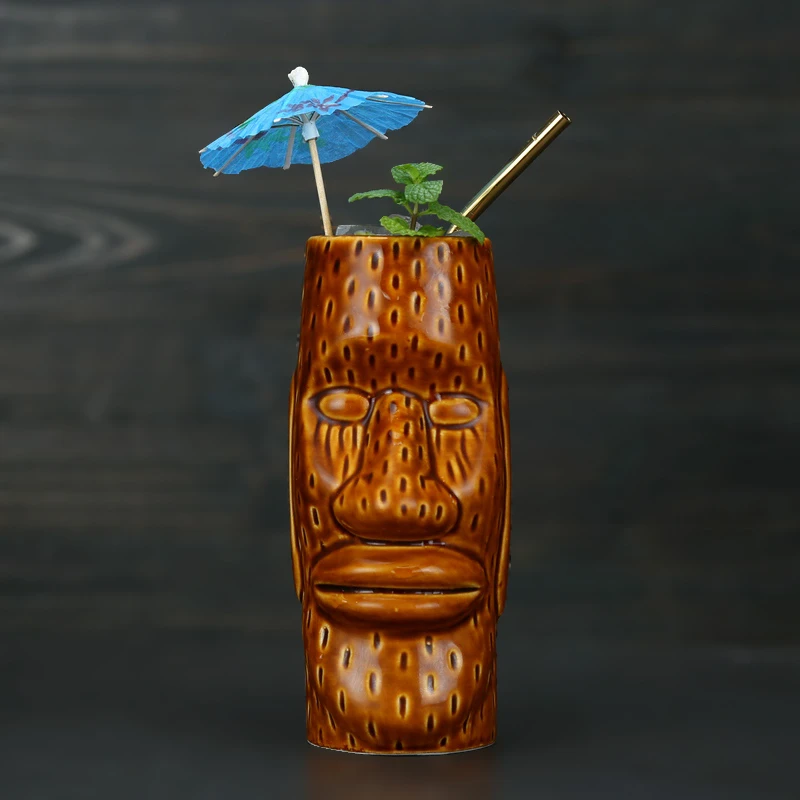 500ml Hawaii Tiki Mugs Cocktail Cup Beer Beverage Mug Wine Mug Ceramic Easter Islander Tiki Mugs Barware
500ml Hawaii Tiki Mugs Cocktail Cup Beer Beverage Mug Wine Mug Ceramic Easter Islander Tiki Mugs Barware