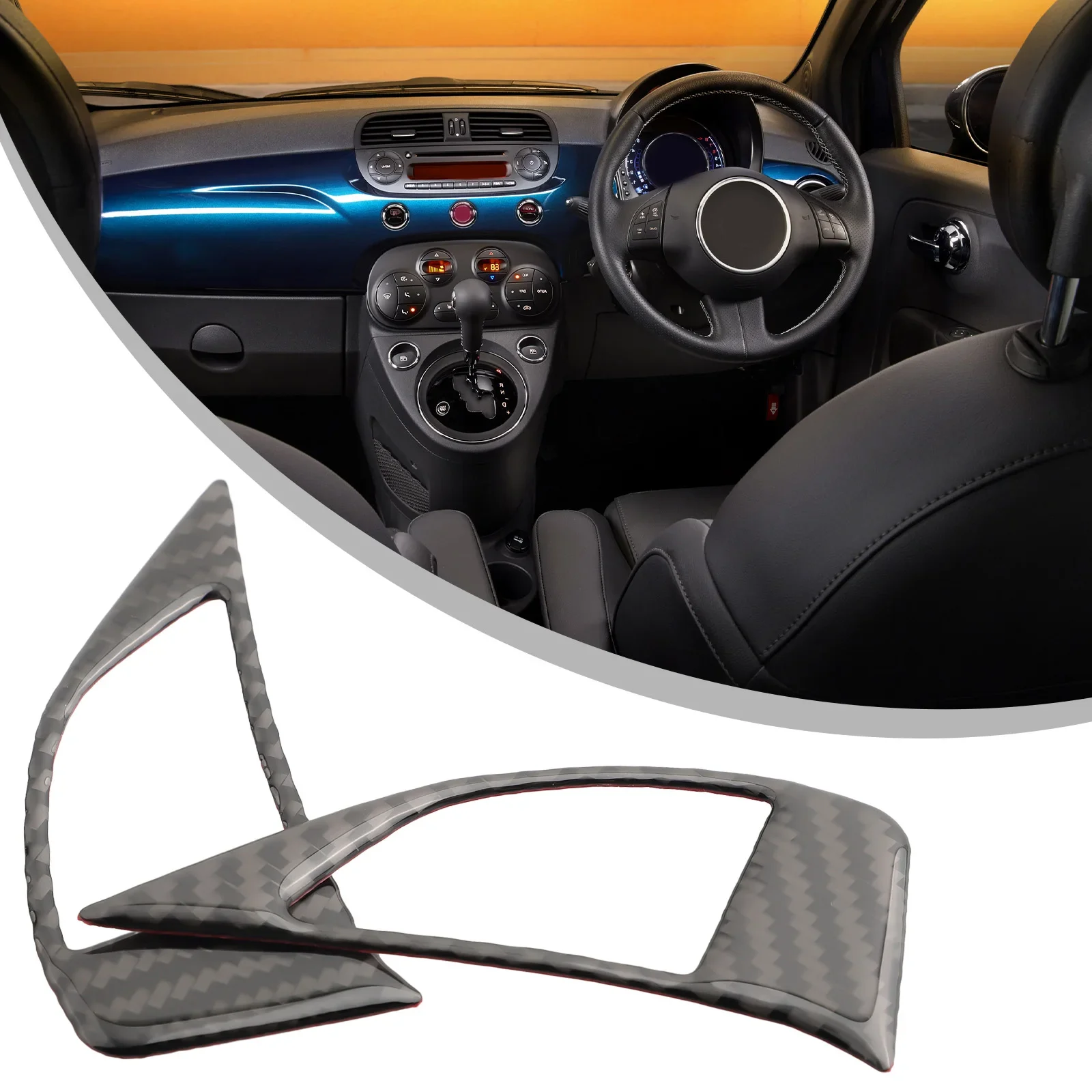 2x Car Carbon-Fiber Black Steering Wheel Button Cover Trim For 2012-2015 Auto Interior Decoration Trim Accessorie
2x Car Carbon-Fiber Black Steering Wheel Button Cover Trim For 2012-2015 Auto Interior Decoration Trim Accessorie