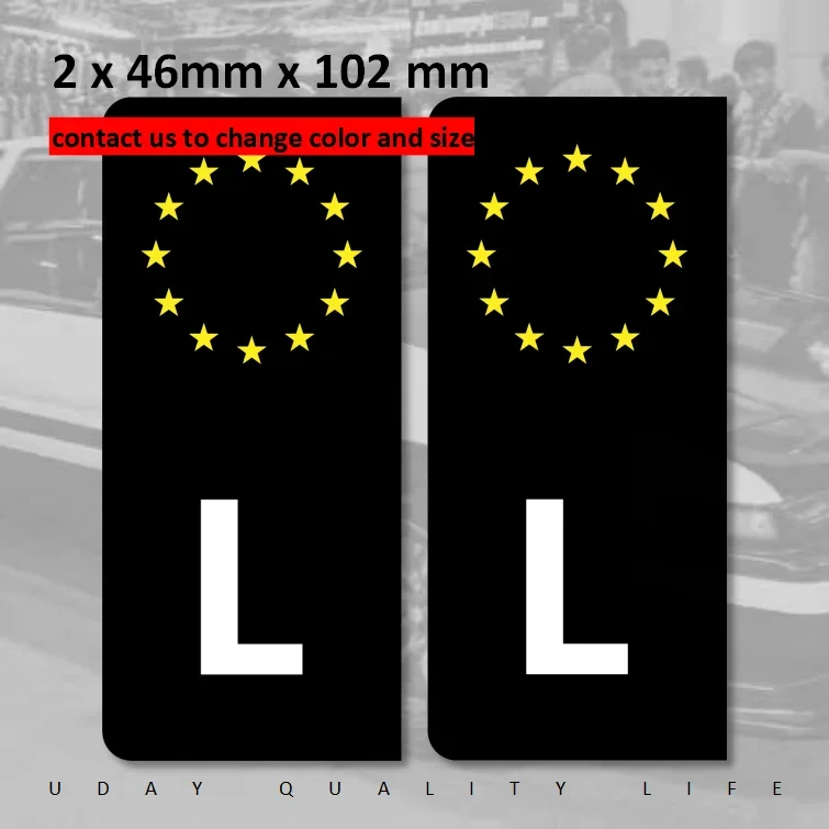 Luxembourg EU L Car Number Plate Sticker Vinyl Waterproof Weatherproof Bumper Windshield Truck Motor Wall Garage Workshop 09 Fss
Luxembourg EU L Car Number Plate Sticker Vinyl Waterproof Weatherproof Bumper Windshield Truck Motor Wall Garage Workshop 09 Fss