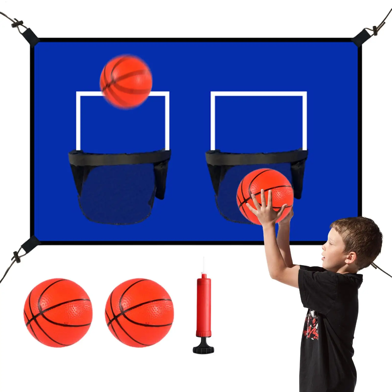 Trampoline Basketball Hoop Portable Basketball Goal Trampoline Hoop Waterproof Net Attachment with Balls & Pump Kids Sports Toys
Trampoline Basketball Hoop Portable Basketball Goal Trampoline Hoop Waterproof Net Attachment with Balls & Pump Kids Sports Toys