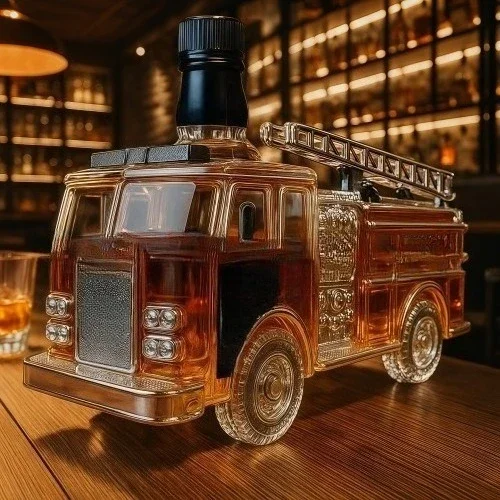 Creative Fire Truck Whiskey Bottle High Borosilicate Glass Red Wine Bottle Bar Decoration Home Decor Restaurant Decoration
Creative Fire Truck Whiskey Bottle High Borosilicate Glass Red Wine Bottle Bar Decoration Home Decor Restaurant Decoration
