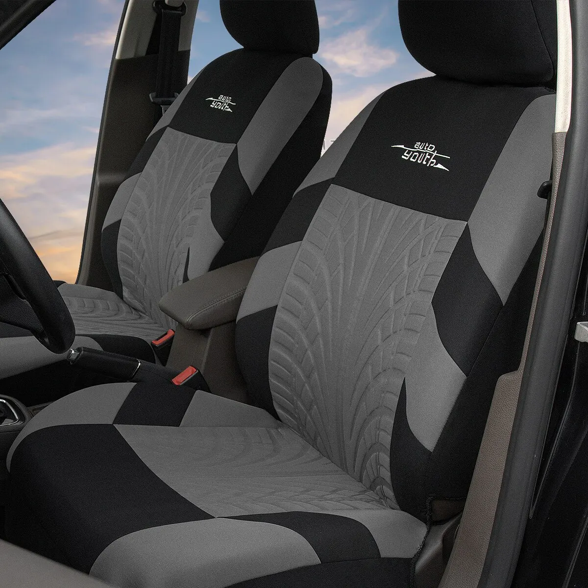 AutoYouth Car Seat Covers Full Set Premium Cloth Universal Fit Automotive Low Back Front Airbag Compatible Split Bench Rear Seat
AutoYouth Car Seat Covers Full Set Premium Cloth Universal Fit Automotive Low Back Front Airbag Compatible Split Bench Rear Seat