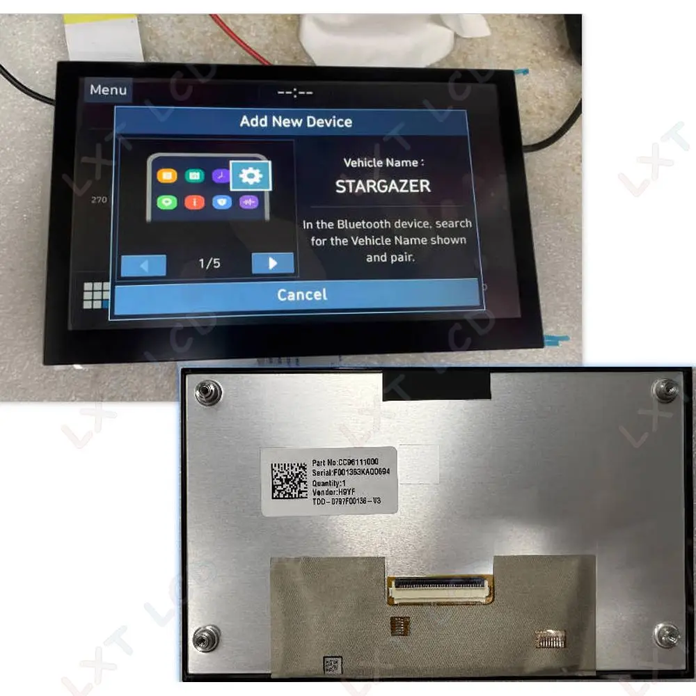 LMB5F00136 TDO-0797F00136-V3 V2 V6 LCD Display with Touch Screen for 2019-2021 Hyndaui KIA K5 Sorento Car Navigation Carplay
LMB5F00136 TDO-0797F00136-V3 V2 V6 LCD Display with Touch Screen for 2019-2021 Hyndaui KIA K5 Sorento Car Navigation Carplay